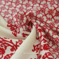 Chal de pashmina de seda de sarga de estampado floral estilo clásico